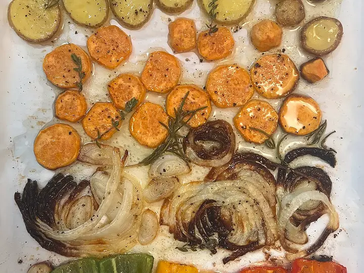 Légumes rôtis à l'air fryer