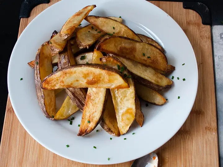 Quartiers de patate douce à l'air fryer