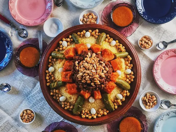 Couscous aux sept légumes