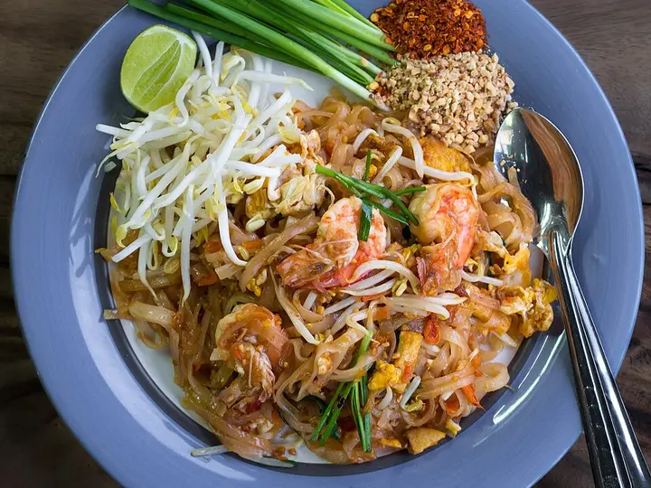 Pad thaï aux crevettes
